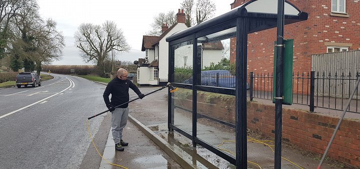 bus station cleaning